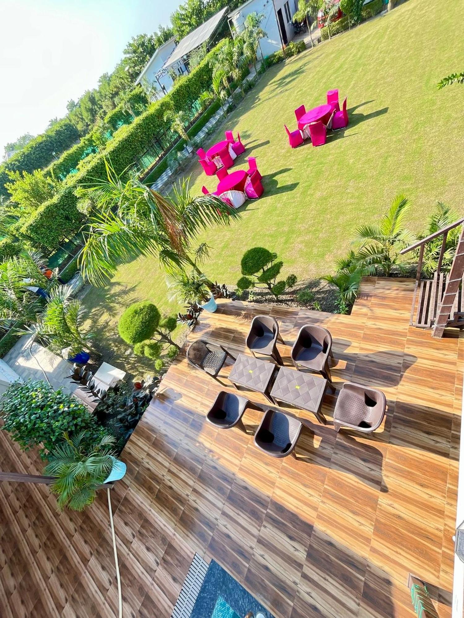 הוילה גרייטר נוידה Vibein 71- 2Bhk Farm With Pool & Garden Sector 150 Noida מראה חיצוני תמונה